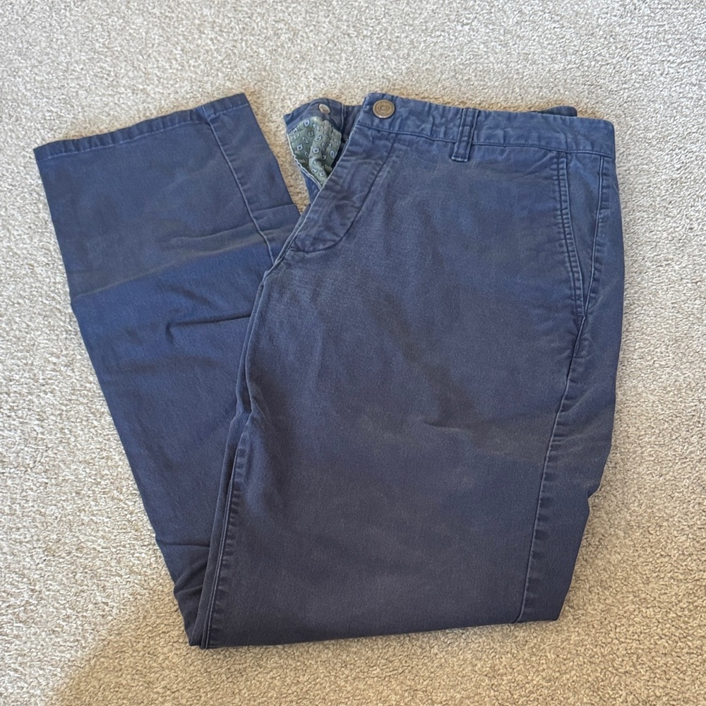 Men's Navy Blue slim fit pants